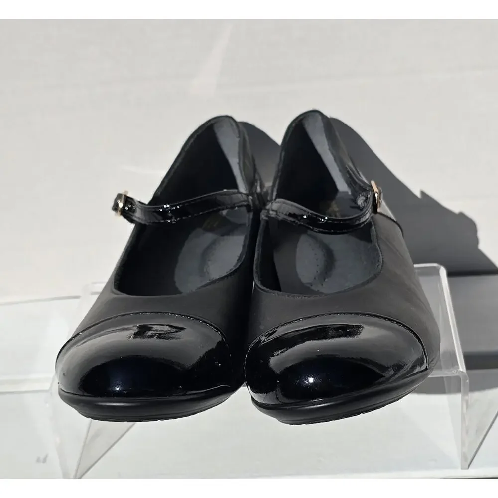 NEW SAS Isabel Pump Heels Patent Cap Toe Leather Mary Jane Women's 10.5